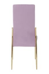 Orsina Velvet Dining Chair, Modern Dining Chair, Velvet Upholstered Dining Chair for Home in Purple - thumbnail 4