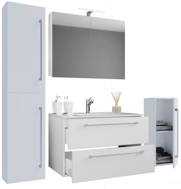 VCM 5-piece washbasin washbasin Badinos SC in White - image 1