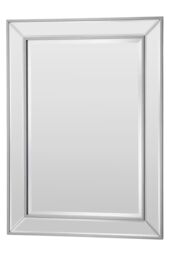 Yearn Mirrors Angled Wall Mirror Champagne 95x120.5cm in Metallic Silver - Size: 95x120.5 cm - thumbnail 2