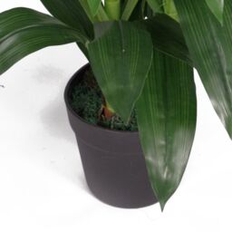 Leaf Artificial 100cm Cymbidium Orchid Plant Extra Large Purple Flowers - thumbnail 5