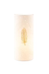 Belleek Living 'Feather' Luminaire in Ivory - Size: 10 inches - thumbnail 1