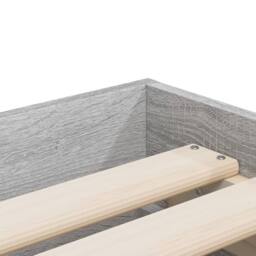 Berkfield Home Bed Frame with Drawers without Mattress Grey Sonoma 100x200 cm - thumbnail 9