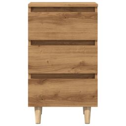 Berkfield Home Bedside Cabinet Artisan Oak 40x35x69 cm Engineered Wood in Brown - Size: 40 x 35 x 69 cm - thumbnail 4