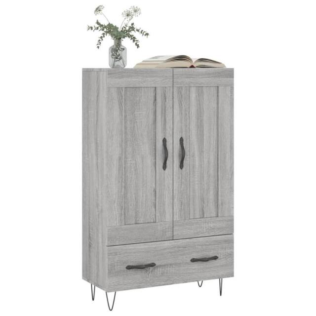 Berkfield Home Highboard Grey Sonoma 69.5x31x115 cm Engineered Wood - image 1
