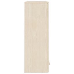 Berkfield Home Top for Highboard HAMAR Honey Brown 85x35x100cm Solid Wood Pine - Size: 85 x 35 x 100 cm - thumbnail 5