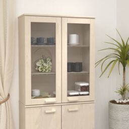 Berkfield Home Top for Highboard HAMAR Honey Brown 85x35x100cm Solid Wood Pine - Size: 85 x 35 x 100 cm