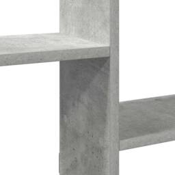 Berkfield Home Wall Cube Shelf 5 Compartments Concrete Grey Engineered Wood - thumbnail 7