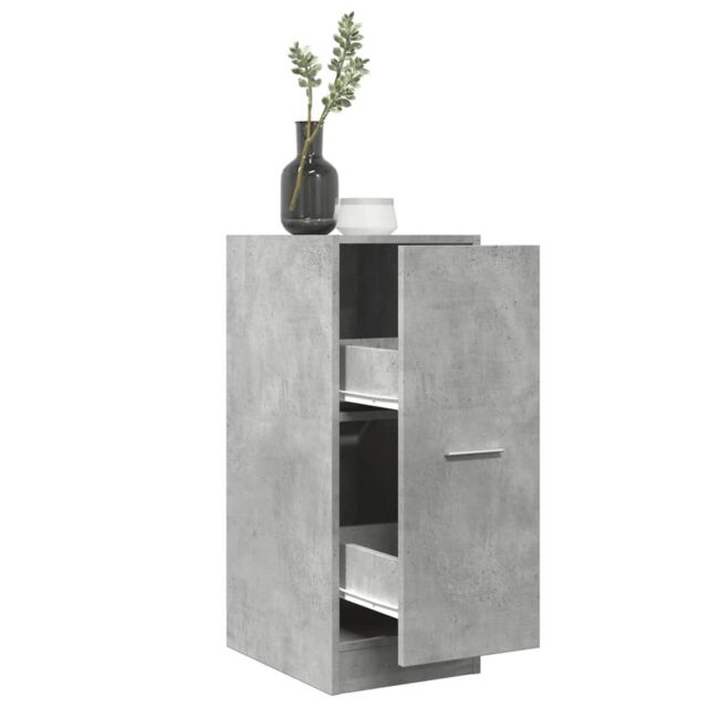 Berkfield Home Apothecary Cabinet Concrete Grey 30x41x77.5 cm Engineered Wood - image 1