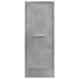 Berkfield Home Apothecary Cabinet Concrete Grey 30x41x77.5 cm Engineered Wood - thumbnail 5