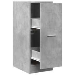Berkfield Home Apothecary Cabinet Concrete Grey 30x41x77.5 cm Engineered Wood - thumbnail 2