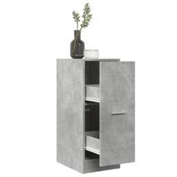 Berkfield Home Apothecary Cabinet Concrete Grey 30x41x77.5 cm Engineered Wood - thumbnail 1
