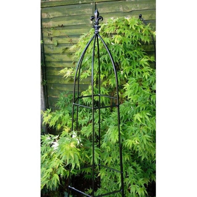 Poppyforge Gothic 6Ft Obelisk - Solid Steel - L40.7 x W40.7 x H182.9 cm - BM/RtR in Black - image 1