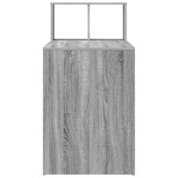 Berkfield Home Modern Writing Desk Grey Sonoma Engineered wood, laminate Medium - thumbnail 6
