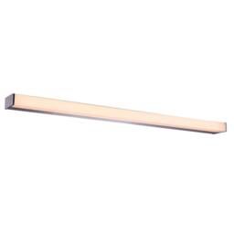 Netlighting Modern LED Wall Lamp Chrome Warm White 3000K 1200lm IP44 in Grey - thumbnail 1