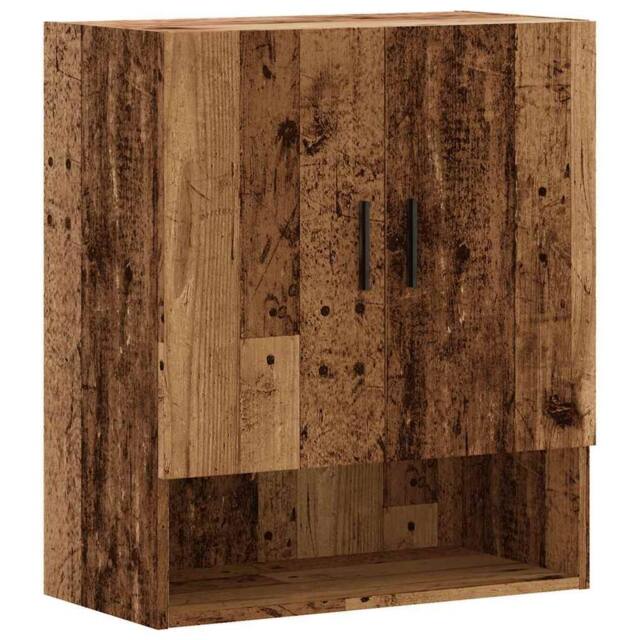 Berkfield Home Wall Cabinet Old Wood 60x31x70 cm Engineered Wood in Brown - Size: 60 x 31 x 70 cm - image 1