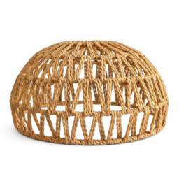 Emitto Rustic Ceiling Pendant Light Shade Hemp Rope Lamp Shade Boho Yellow