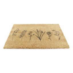 Artsy Mats Wild Flowers Doormat (60 x 40cm) in Brown - Size: 40 cm x 60 cm - thumbnail 5