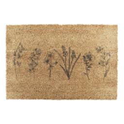 Artsy Mats Wild Flowers Doormat (60 x 40cm) in Brown - Size: 40 cm x 60 cm - thumbnail 6