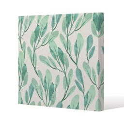 Benjamin Tate Design Watercolor botanical (Canvas Print) / 90 x 90 x 4cm in Natural - Size: 90 x 90 x 4 cm - thumbnail 1