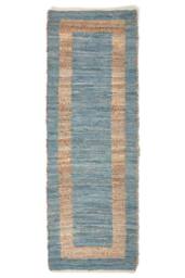 Homescapes Veranda Grey & Nude Hemp Chindi Hall Runner, 66 x 200 cm - Size: 66 cm x 200 cm - thumbnail 2