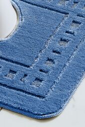 Catherine Lansfield 'Armoni' Bath Mat & Ped Set in Navy - thumbnail 3