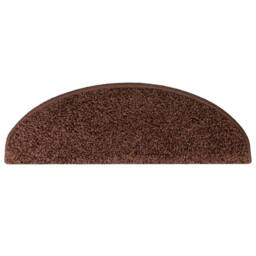 Berkfield Home Carpet Stair Treads 15 pcs Brown 65x21x4 cm - Size: Medium - thumbnail 6