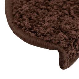 Berkfield Home Carpet Stair Treads 15 pcs Brown 65x21x4 cm - Size: Medium - thumbnail 7