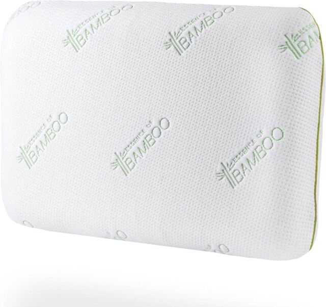Rest Relax Jumbo Graphite Memory Laytech Foam Orthopaedic Pillow in White - Size: Single - image 1