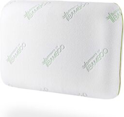 Rest Relax Jumbo Graphite Memory Laytech Foam Orthopaedic Pillow in White - Size: Single - thumbnail 1