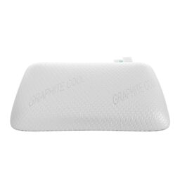 Rest Relax Jumbo Graphite Memory Laytech Foam Orthopaedic Pillow in White - Size: Single - thumbnail 4