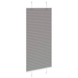 Berkfield Home Pleated Blind Anthracite 65x150 cm Fabric Width 64.4 cm Polyester in Dark Grey - thumbnail 1