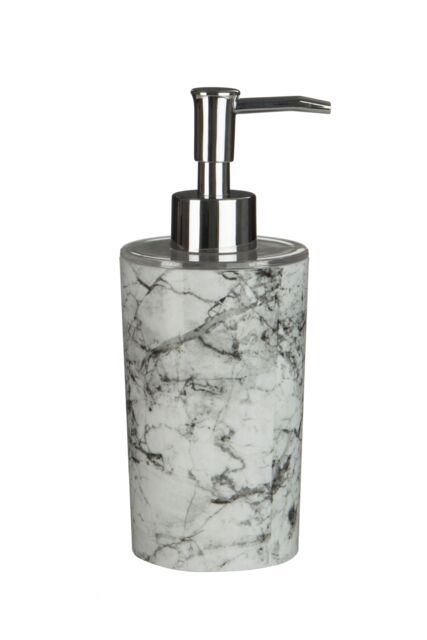 Orsina Rome Soap Dispenser, Marble Effect in Grey - image 1