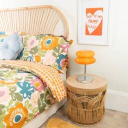SPETLEK Orange Rechargeable LED Cordless Touch Table Lamp - thumbnail 3