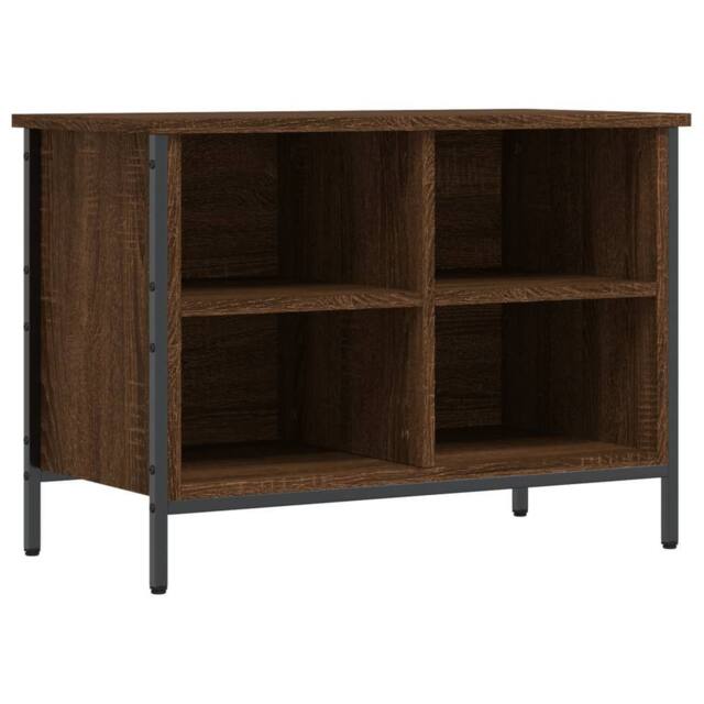 Berkfield Home Shoe Cabinet Brown Oak 69x35x50 cm Engineered Wood - Size: 69 x 35 x 50 cm - image 1