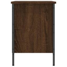 Berkfield Home Shoe Cabinet Brown Oak 69x35x50 cm Engineered Wood - Size: 69 x 35 x 50 cm - thumbnail 5