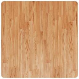Berkfield Home Square Table Top Light Brown 80x80x4cm Treated Solid Wood Oak - Size: 80 x 80 x 4 cm - thumbnail 3