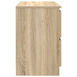 Berkfield Home TV Cabinet Sonoma Oak 80x35x54 cm Engineered Wood in Brown - Size: 80 x 35 x 54 cm - thumbnail 7