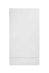 Bianca 'Zero Twist Satin Stitch' Cotton Towel in White - thumbnail 5