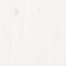 Berkfield Home Extra Long Bed Frame without Mattress White 140x220 cm Solid Wood - thumbnail 8