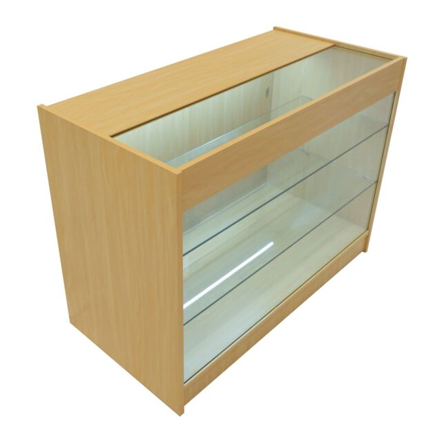 Monstershop LED Retail Shop Counter K1200 - Maple in Beige - image 1