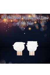 VFM e-Store Christmas Mask Painting Set Novelty Gift Assorted Designs 34x7. 7x2 in White - thumbnail 3
