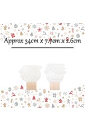 VFM e-Store Christmas Mask Painting Set Novelty Gift Assorted Designs 34x7. 7x2 in White - thumbnail 2