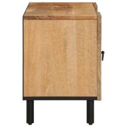 Berkfield Home TV Cabinet 105x33x46 cm Solid Wood Mango in Brown - Size: 105 x 33 x 46 cm - thumbnail 6