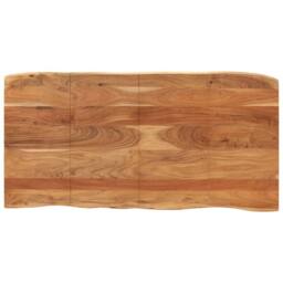 Berkfield Home Dining Table 180x90x76 cm Solid Acacia Wood in Brown - Size: 180 x 90 x 76 cm - thumbnail 4