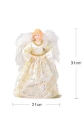 Angel Decoration Christmas Tree Topper in Yellow - thumbnail 6