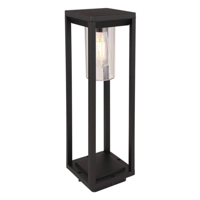 Netlighting Candela Outdoor Bollard Matt Black IP44 1x E27 - image 1