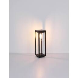 Netlighting Candela Outdoor Bollard Matt Black IP44 1x E27 - thumbnail 6