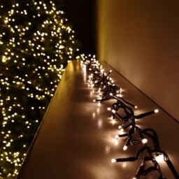Samuel Alexander 960 LED 12.4m Premier Clusterbrights Indoor Outdoor Multifunction Mains Operated Christmas Cluster Lights with Timer in Vintage Gold - thumbnail 1