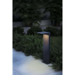 Netlighting Soleil Outdoor Dark Grey Bollard Solar Panel Light IP54 - thumbnail 2