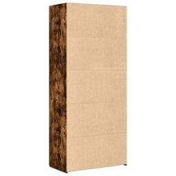 Berkfield Home Highboard Smoked Oak 80x42.5x185 cm Engineered Wood in Brown - thumbnail 6